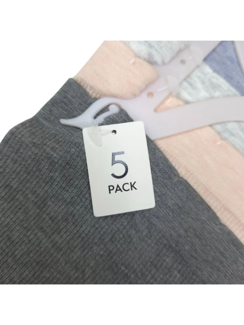 Laura Ashley Large 5-Pack High-Waist Full-Coverage Briefs Panties Soft Stretchy